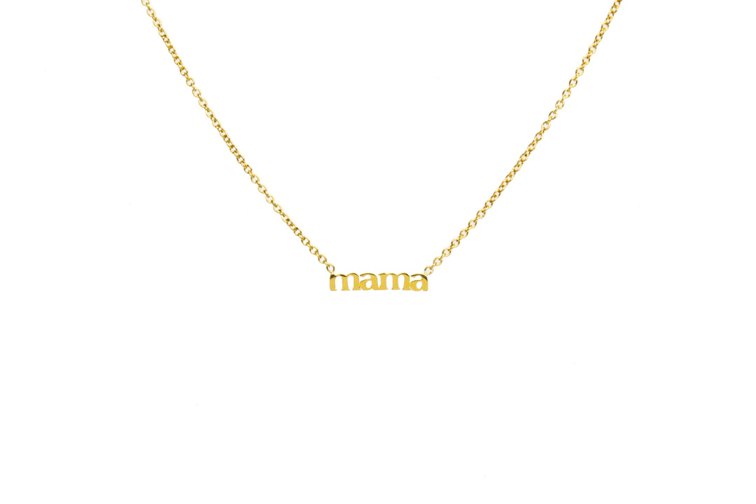 Lowercase Mini Mama Necklace